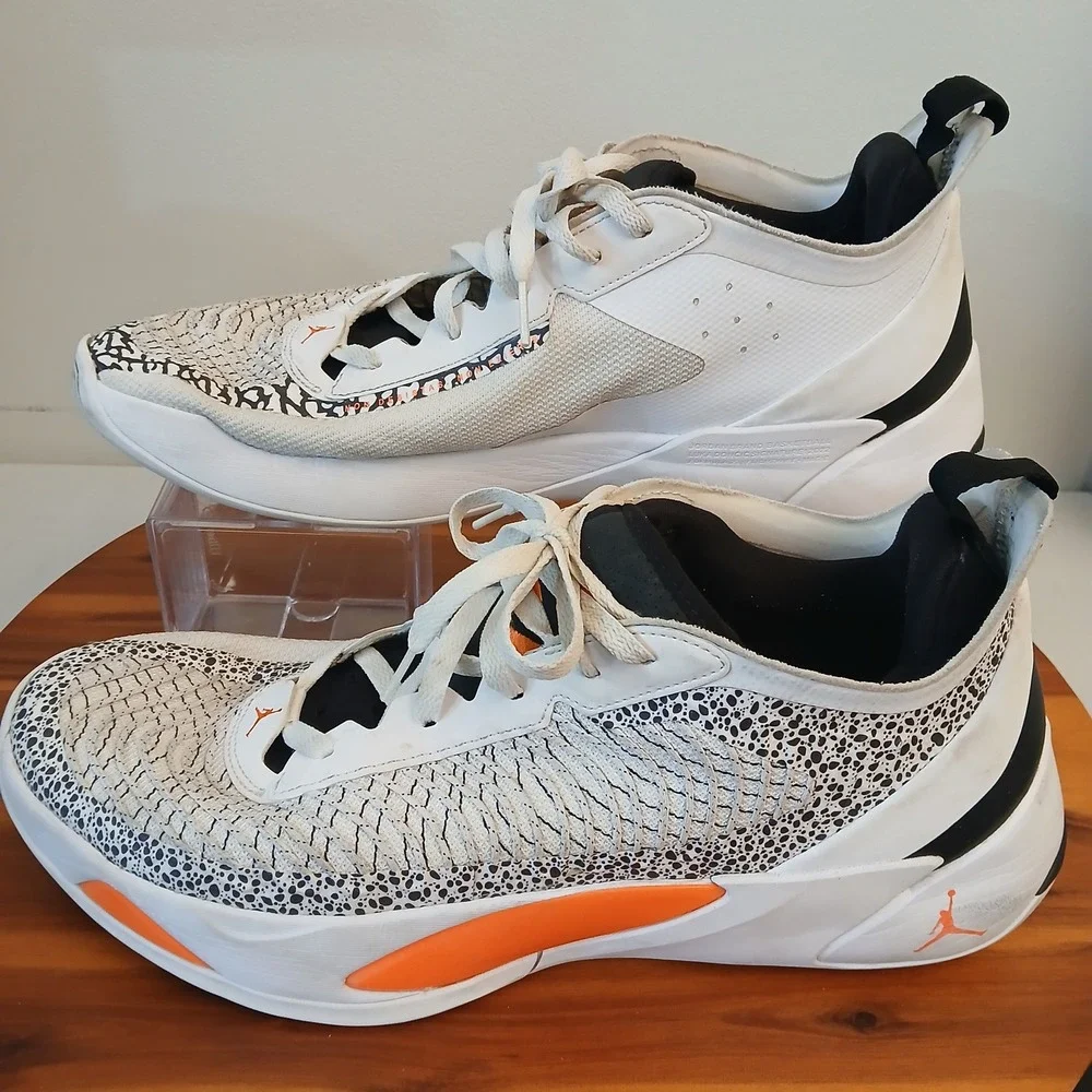 Nike Air Jordan Luka 1 Mens 14 White Safari Basketball Shoes Sneakers DN1772-108